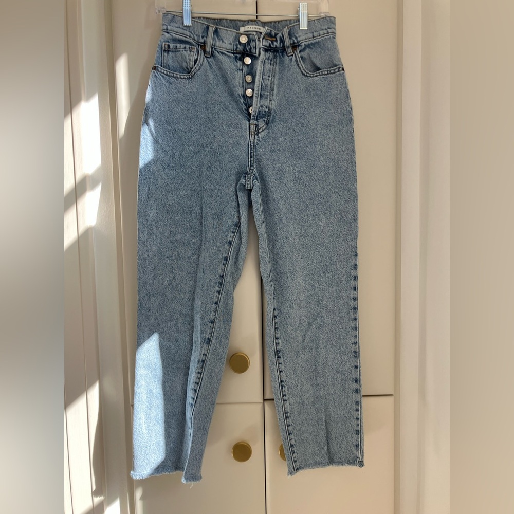 PacSun Sky Blue Denim high rise straight size 26